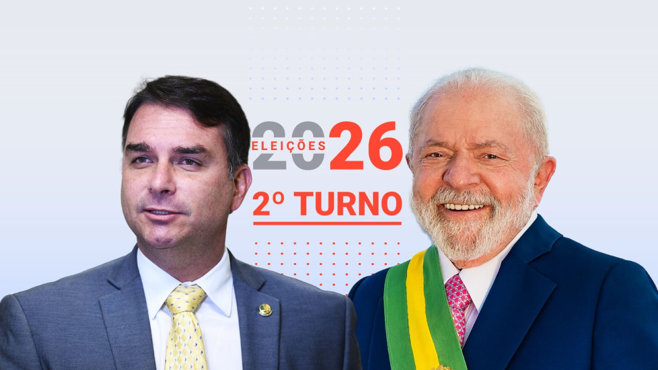 Flávio Bolsonaro e Lula disputarão o segundo turno em 25 de outubro