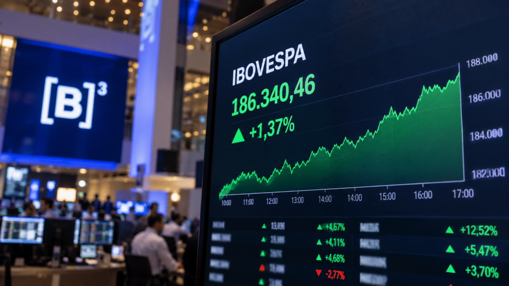 Bancos, varejo e construtoras lideram alta da Bolsa após primeiro turno