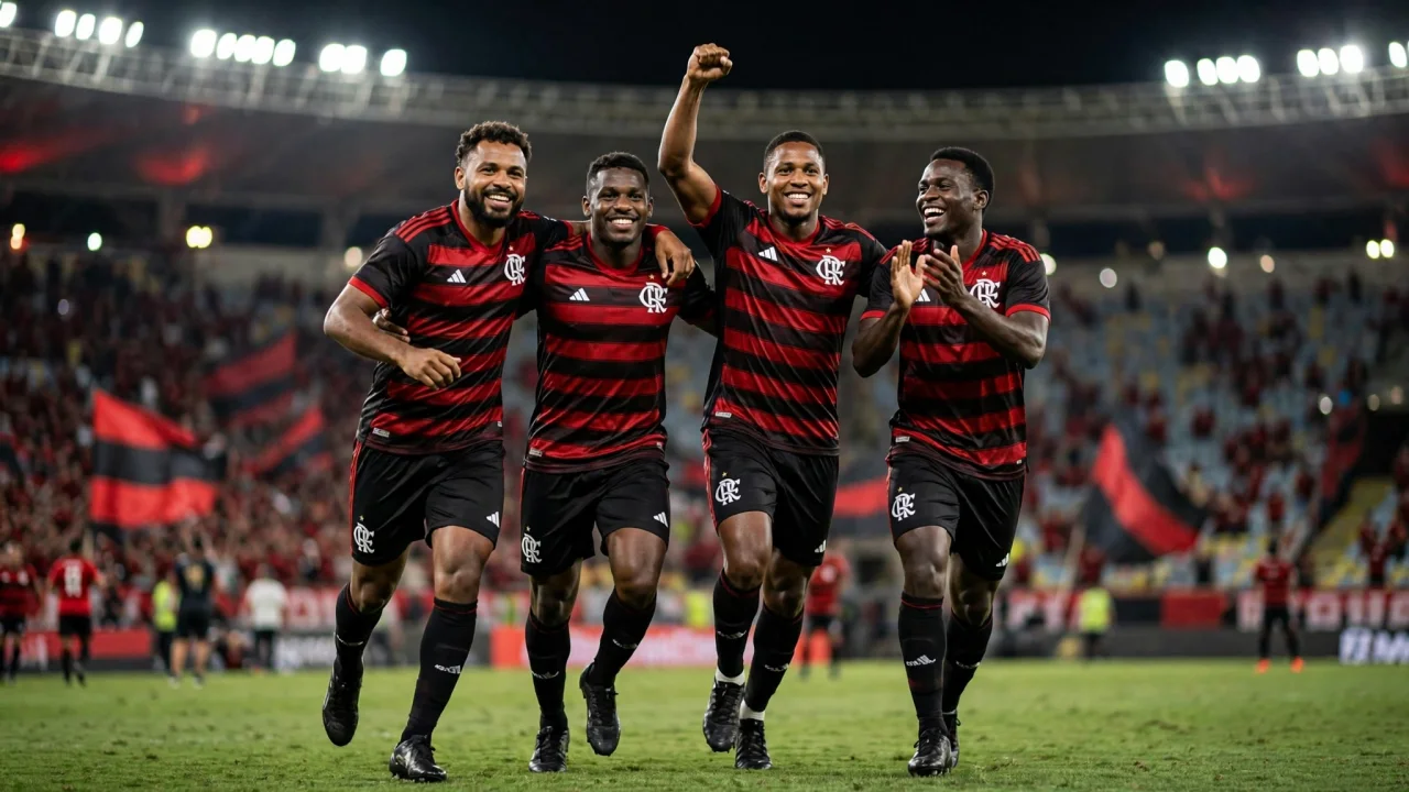 Flamengo vence clássico e mantém liderança por um ponto sobre o Palmeiras