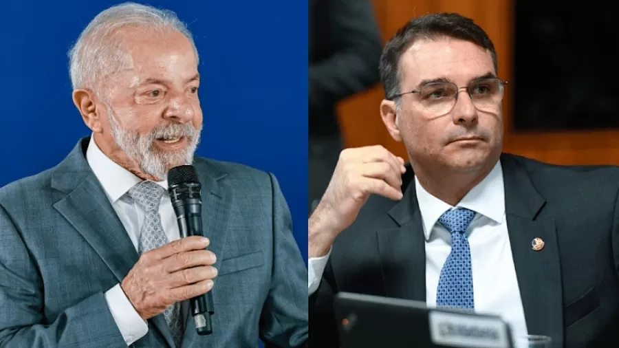 Flávio Bolsonaro lidera contra Lula e vira alvo do STF