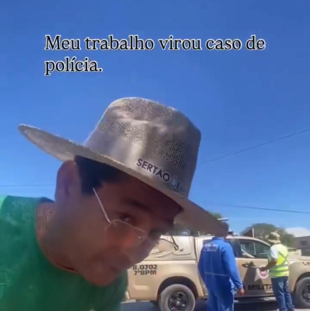 Ambulante Estrada do Feijão: Jessézinho denuncia bloqueio de trabalho na BA-052