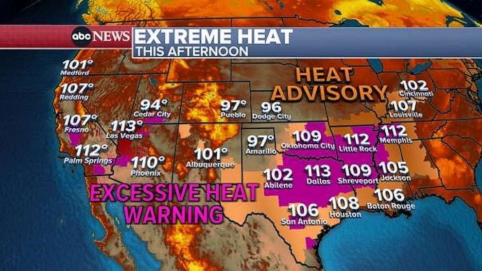 Onda de calor nos EUA coloca mais da metade do país em alerta