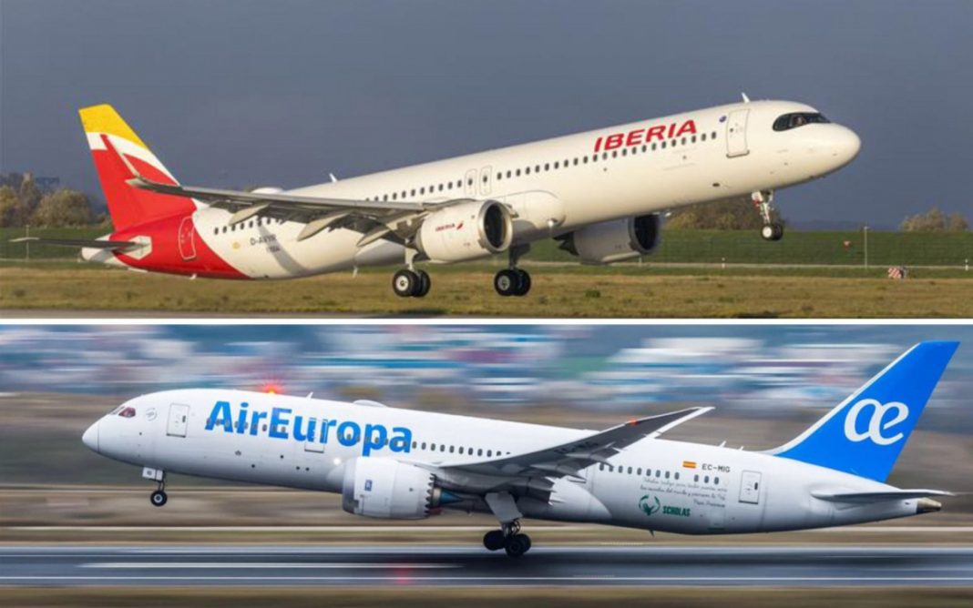 Sistema TCAS evita colisão entre aviões da Iberia e Air Europa no Atlântico