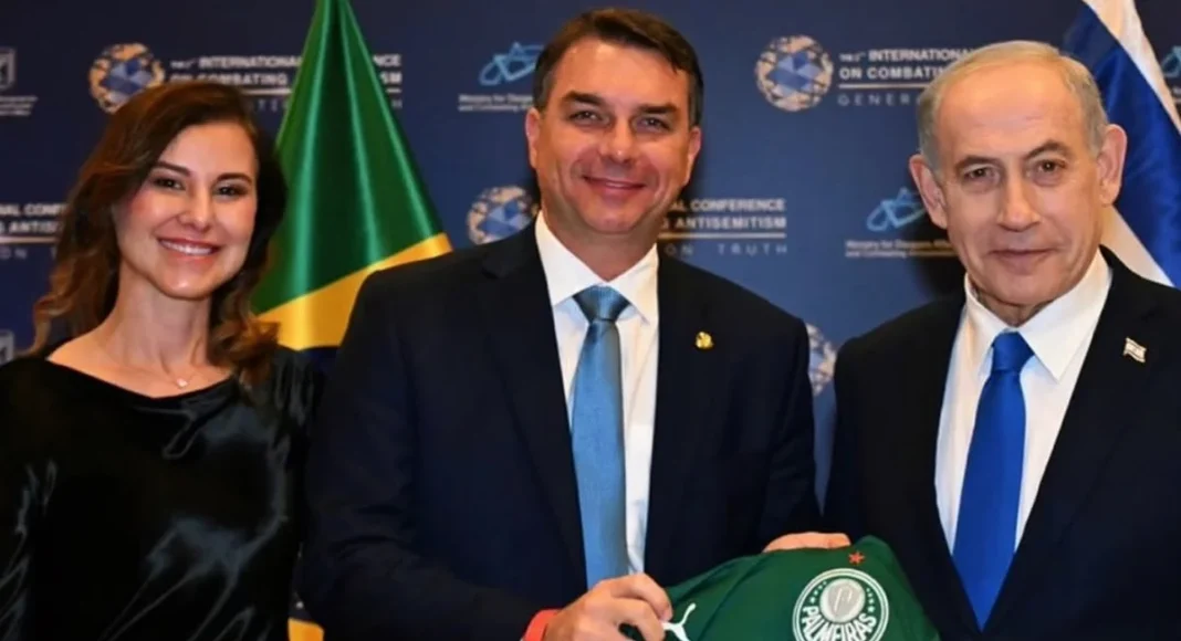 Netanyahu Declara Apoio a Flávio Bolsonaro na Eleição de 2026
