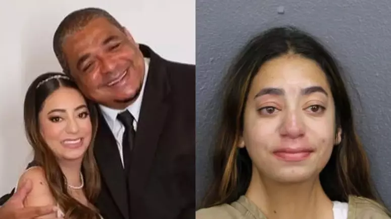 Filha de Vampeta relata agressão do marido e prisão na Flórida